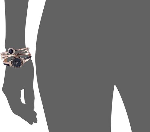 Anne Klein Women's Premium Crystal Accented Watch and Bangle Set in Saudi Arabia