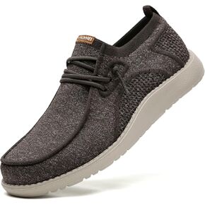 ITAZERO Men Wide Width Shoes - Wide Casual Walking Shoes for Big and Tall Men - Big Size Men's Loafers & Slip-ons for Diabetes Plantar Fasciitis