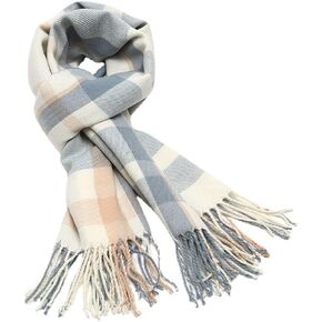 بطانية وشاح منقوشة للسيدات، وشاح سميك للشتاء/الخريف، وشاح دافئ كبير منقوش، شال منقوش، وشاح منقوش عصري ومتعدد الاستخدامات (لون عشوائي) in Kuwait