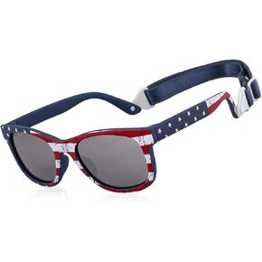 MAXJULI Baby Infant Sunglasses Safe, Soft, With Adjustable Strap 0-24 Months BPA Free 7002 in Saudi Arabia