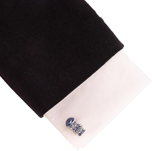 Phi Beta Sigma Fraternity Crest & Letters Cufflinks Greek Formal Wear Blazer Jacket Sigma (Cufflinks - Crest Over Letters) in Saudi Arabia