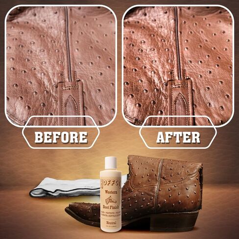 Venetian Boot Leather Conditioner & Cleaner for Western Boots, Cowboy Boots & Exotic Leather Boots- 8oz Made in USA in Kuwait