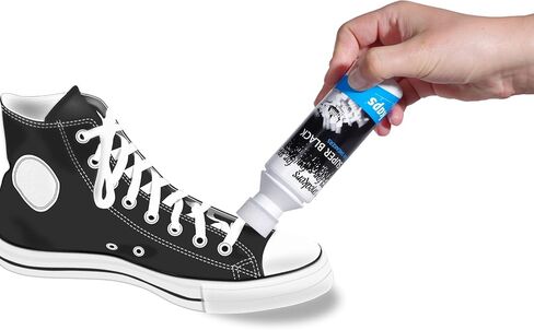 Kaps Black Colour Restore for Sneakers and Casual Shoes, Leather and Textile, Super Black in Saudi Arabia