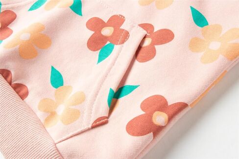 Mud Kingdom Little Girls Boys Hooded Sweatshirt Jersey Cotton Pullover Fashion Spring Fall in Kuwait