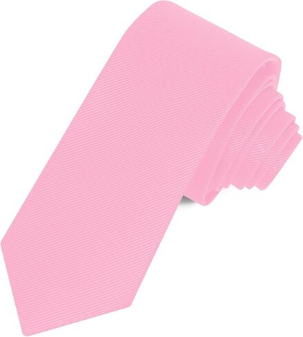 Junmaxroad Skinny Black Ties For Men Solid Pure Color Formal Slim Neckties 2.35" (6CM) Men's Ties in Kuwait
