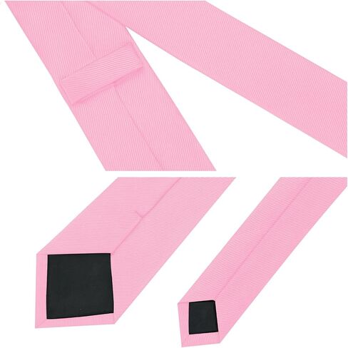 Junmaxroad Skinny Black Ties For Men Solid Pure Color Formal Slim Neckties 2.35" (6CM) Men's Ties in Kuwait