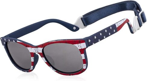 MAXJULI Baby Infant Sunglasses Safe, Soft, With Adjustable Strap 0-24 Months BPA Free 7002 in Saudi Arabia