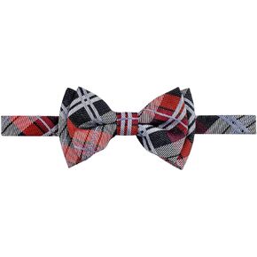 Retreez Elegant Classic Plaid Check Woven Microfiber Pre-tied Boy's Bow Tie