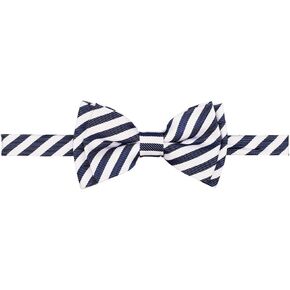 Retreez Striped Woven Microfiber Pre-tied Boy's Bow Tie