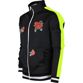 SCREENSHOT-TRACK JACKET Mens Urban Hip Hop Premium Track Jacket - Slim Fit Side Taping Sportswear Urbanwear Streetwear Top in Saudi Arabia