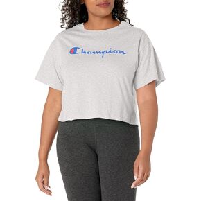 Champion Women's Cropped T-shirt, Classic Cropped Tee Shirt for Women, Crop Top Tee Shirts in Kuwait
