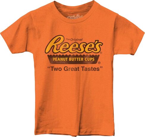 Tee Luv Big Boys Reese's Peanut Butter Cups Shirt - Kids Reeses Candy Shirt in Saudi Arabia