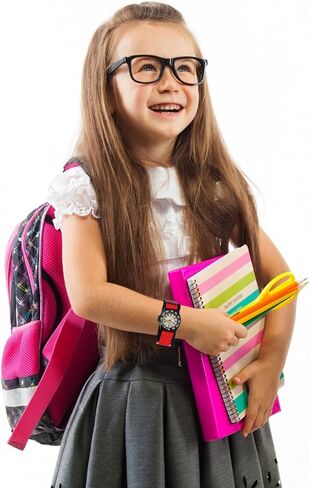 ساعات Jewtme Kids للأطفال بحزام نايلون مضيئة ورياضات خارجية تناظرية للأولاد والبنات in Kuwait