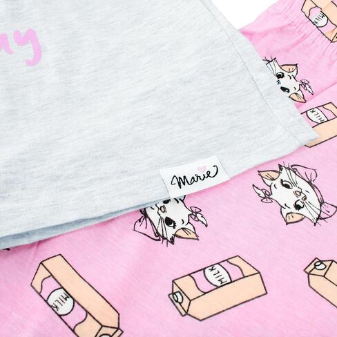 Disney Pajama for Women | Ladies Aristocats Pajamas | Cotton Short PJ Set in Saudi Arabia
