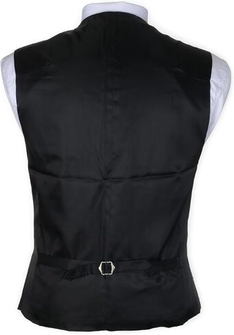 Ruth&Boaz 3Pockets 4Buttons Wool Herringbone Tweed Business Suit Vest in Saudi Arabia
