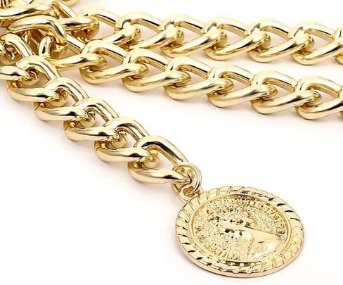 Nieeweiy المرأة طويلة شرابة الخصر سلسلة الخصر حزام متعدد الطبقات الجسم البطن سلسلة لفستان in Kuwait