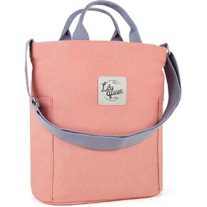 Lily queen Women Canvas Tote Handbags Casual Shoulder Work Bag Crossbody