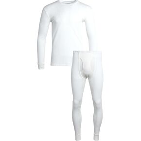 Bass Creek Outfitters Men's Thermal Underwear Set - 2 Piece Waffle Knit Shirt and Long Johns - Base Layer Set for Men (S-XL)