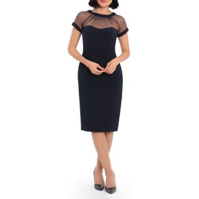 Maggy London Women's Short Sleeve Illusion Dress in Saudi Arabia