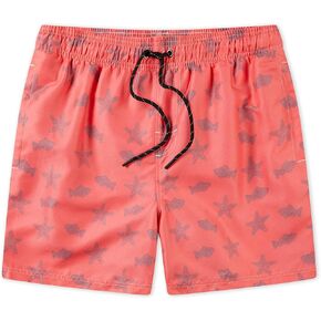 Flytop Mens Swim Trunks with Mesh Lining Quick Dry Swimwear Beach Board Shorts Swimming Trunks for Men with Zipper Pockets