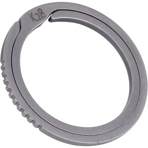 BANG TI Titanium Quick Release Side Pushing Key Rings Labor Saving Bulk Kit（K28 Grey Kit Series）