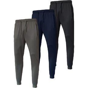 RPOVIG Sweatpants Joggers Jogging Workout:Men's Athletic Pants with Pockets 3 Piece Set for Running Gym Hiking
