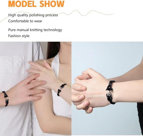 هدايا PINTONIK إلى ابني/صديقي/زوجي/أبي/جدي/أخي/رجل/زوجي مع بطاقات عيد الحب، سوار مرساة قارب للرجال. in Kuwait