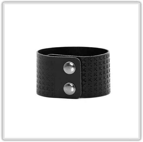 Mgutillart الشرير المفاجئة سوار طباعة نمط الكفة معصمه سوار المعصم جلدية واسعة in Kuwait