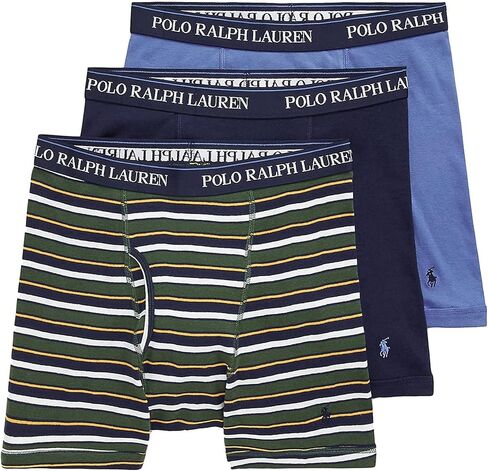 POLO RALPH LAUREN Men's Classic Fit w/Wicking 3-Pack Boxer Briefs in Kuwait