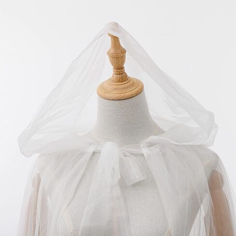 Tremour Haunted Hooded Cape Ghost Costume Capes for Women Bride Hooded Cape Cloak in Kuwait