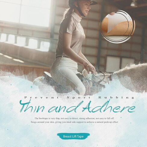 شريط EMOET شفاف، شريط Boobytape لرفع الثدي، شريط دفع شفاف مع 10 قطع من أغطية حلمات يونيكورن، شريط لاصق للجسم حمالة الصدر، شريط غير مرئي تحت الملابس، حمالة صدر غير مرئية للصدر الكبير in Kuwait