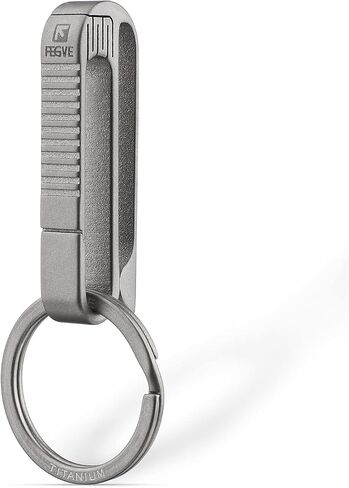TISUR Belt Key Clip,Titanium Carabiner Key Chain Ring Holder for Belt, Quick Release Detachable Keychain Clip in Kuwait