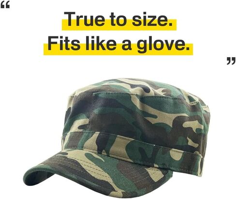 قبعة Cadet Army Cap الأساسية ذات الطراز العسكري اليومي (الآن مع إصدار STASH Pocket متوفر) in Kuwait