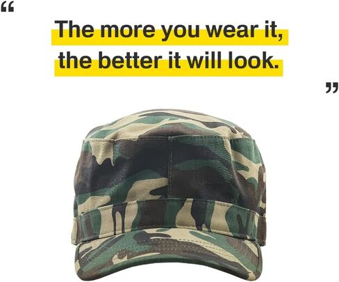 قبعة Cadet Army Cap الأساسية ذات الطراز العسكري اليومي (الآن مع إصدار STASH Pocket متوفر) in Kuwait