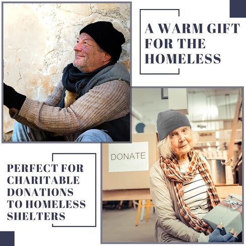 JaGely 64 قطعة من قبعات الشتاء السائبة للجنسين قبعة صغيرة دافئة ومريحة محبوكة مكبلة قبعة جمجمة للنساء والرجال بلا مأوى، 5 ألوان in Kuwait