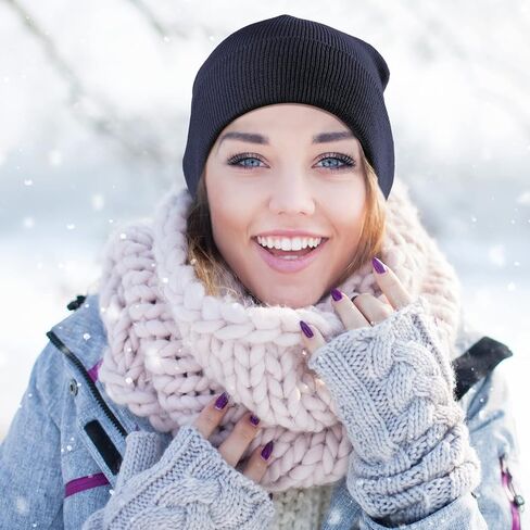 JaGely 64 قطعة من قبعات الشتاء السائبة للجنسين قبعة صغيرة دافئة ومريحة محبوكة مكبلة قبعة جمجمة للنساء والرجال بلا مأوى، 5 ألوان in Kuwait