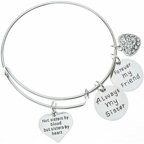 Infinity Collection Best Friends Bracelets- Not Sisters By Blood But Sisters By Heart Bracelet- Friend Jewelry- Gift for Friends in Kuwait