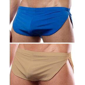 Mens Low Rise Split Shorts Exotic Short Lounge Boxers