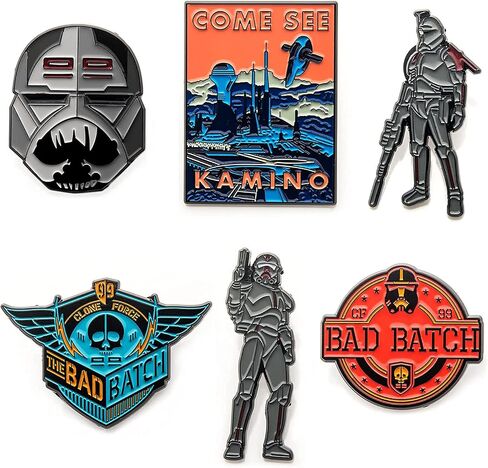 STAR WARS mens Nevarro Lapel pin, Multi-color, Nevarro US in Saudi Arabia