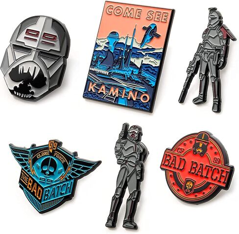 STAR WARS mens Nevarro Lapel pin, Multi-color, Nevarro US in Saudi Arabia