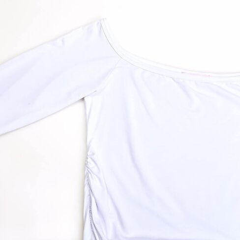 Bhome Maternity Bodysuit for Photoshoot Off Shoulder 3/4 Sleeve Maternity Shirt in Saudi Arabia