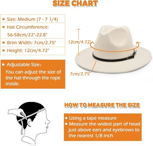 قبعة Lisianthus النسائية ذات حافة واسعة من الصوف فيدورا بنما مع إبزيم حزام in Kuwait