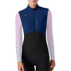 GCRFL Winter Thermal Women's Cycling Jacket Windproof Cold Weather Bike Pants Bicycle Clothing Set Softshell Windbreaker
