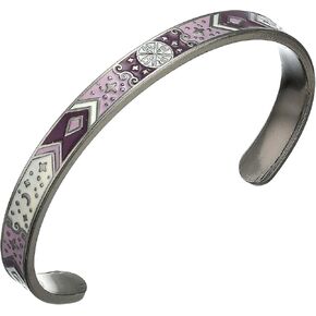 Alex and Ani Color Infusion Compass Cuff Bracelet Midnight Silver One Size in Saudi Arabia
