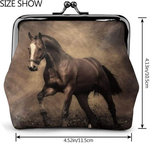 محفظة جلد صغيرة للعملات المعدنية من سترينجر ثينغز، محفظة صغيرة بقفل قابل للتغيير بمشبك اغلاق بمشبك اغلاق للنساء والفتيات in Kuwait