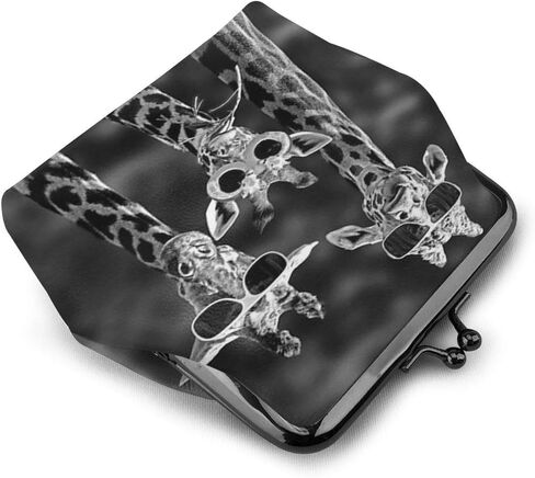 محفظة نقود معدنية للنساء من مكسيكان شوجر سكل آند بلاك كاتس ، حقيبة تغيير صغيرة مع مشبك إغلاق القبلة in Kuwait