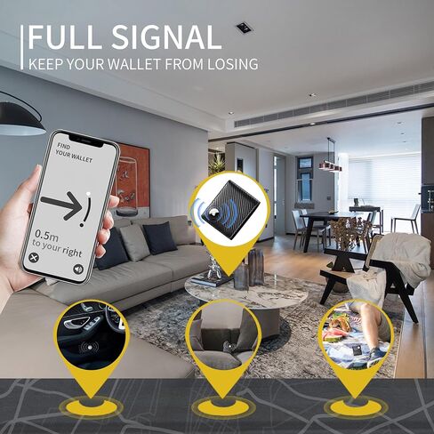 محفظة رجالية لـ Apple AirTag، محفظة RFID تحجب الحد الأدنى من الجيب الأمامي، محفظة كبيرة ثنائية الطي للرجال تحجب RFID مع نوافذ لبطاقة الهوية in Kuwait