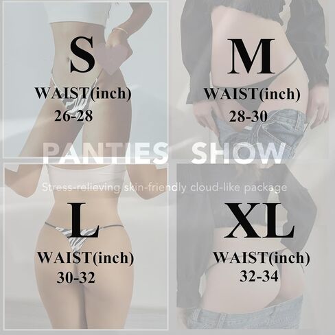 ملابس داخلية قطنية نسائية من Bolivelan على شكل حرف T بظهر على شكل حرف G بيكيني منخفض الارتفاع مكون من 6 قطع in Kuwait