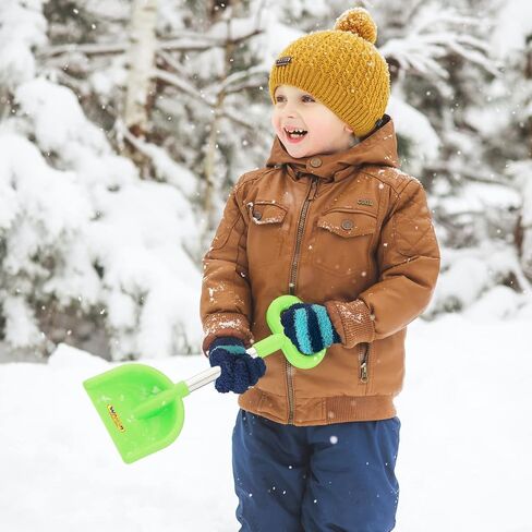 Evridwear Kids Winter Gloves, Fluffy Stretchy Warm Winter Gloves for Kids, Boys & Girls Outdoors Playing, Go to School in Kuwait