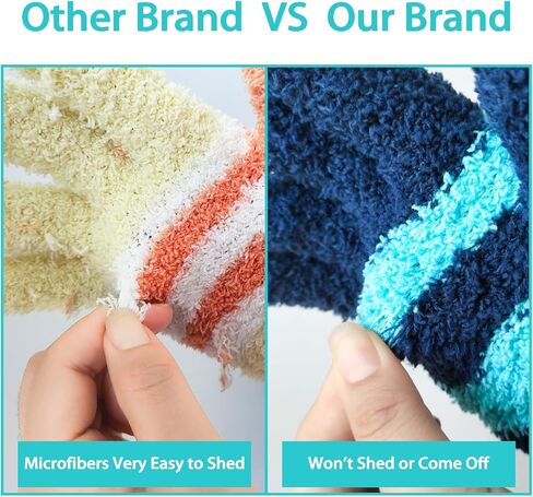 Evridwear Kids Winter Gloves, Fluffy Stretchy Warm Winter Gloves for Kids, Boys & Girls Outdoors Playing, Go to School in Kuwait